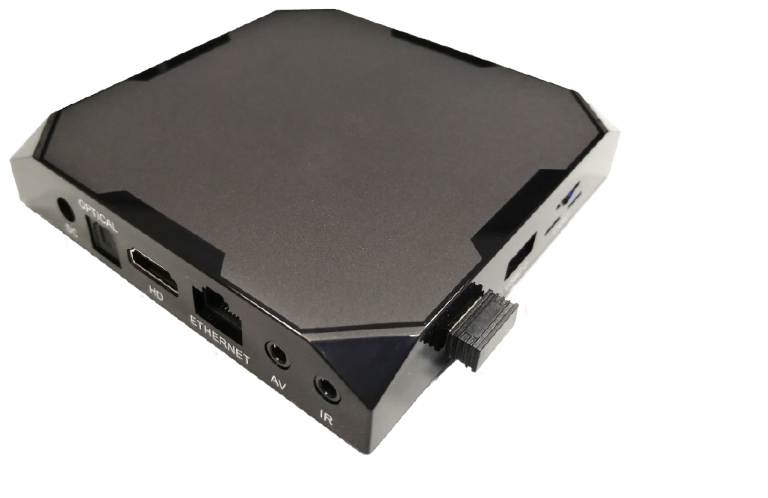 Smart Signage Box B2: flache, achteckige Box