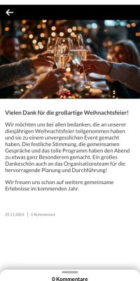 Dieselbe News in der StaffNews-App auf dem Smartphone