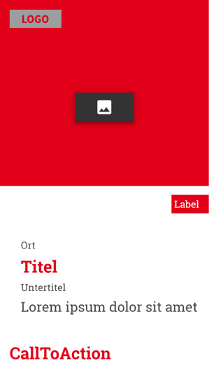 Vorlage Classic im Hochformat: News